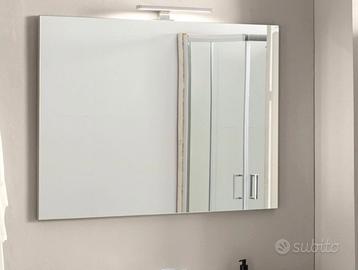 Specchiera bagno con barra led