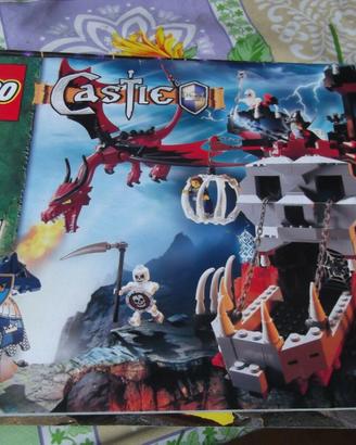 Lego 7093 SOLO istruzioni castle usate kg skeleton