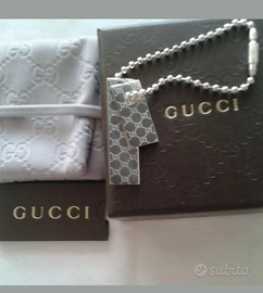 Gucci portachiavi in arg. 925 % -originale