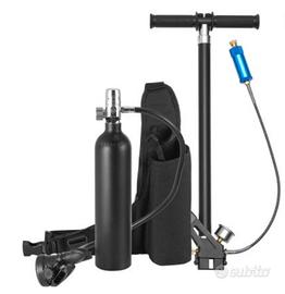 Mini bombola sub 1 lt+compressore