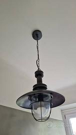 Lampadario stile industrial