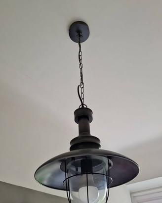 Lampadario stile industrial