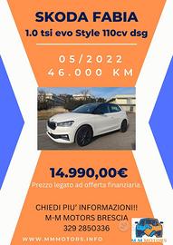 SKODA Fabia 1.0 tsi evo Style 110cv dsg ProM-Mo