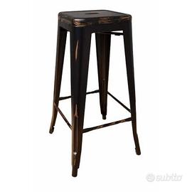Sgabelli stile industriale Metal simil tolix H77