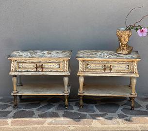 Comodini antichi vintage shabby orientali