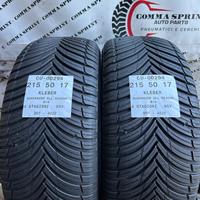 2 PNEUMATICI 215/50 R17 KLEBER 4 STAGIONI KM0