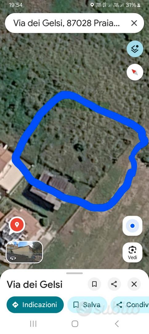 Terreno di 430 mq. 20,50x20,50 circa - Vista 2