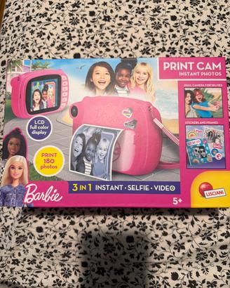 Barbie PRINT CAM INSTANT PHOTO NUOVA
