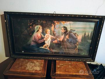 Quadro dei primi del '900 "La Sacra Famiglia"
