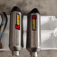 Scarico doppio Akrapovic Gsx r 1000 k7