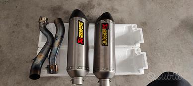 Scarico doppio Akrapovic Gsx r 1000 k7