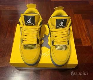Jordan 4 Lightning Giallo/Nero – Taglia 43