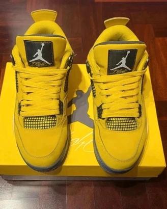 Jordan 4 Lightning Giallo/Nero – Taglia 43