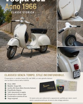 Vespa Vintage 50L