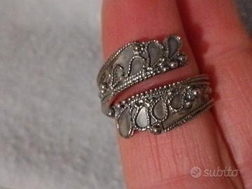 Anello In argento 800 Artigianato Sardo Sardegna