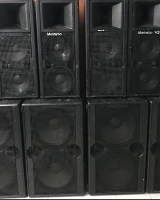 Impianto Audio Montarbo Casse W20A e Sub 215sa
