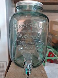 5 DISPENSER DISTRIBUTORE BEVANDE/OLI IN VETRO