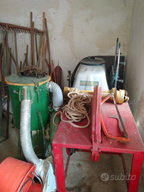 Sega Circolare, Botte per Diserbanti, Zolfatore