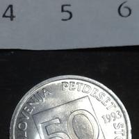SLOVENIA 50 Stotinov 1994 Tallero Sloveno pre euro