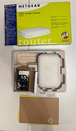 NETGEAR DG632 Modem Router ADSL scatola/aliment.