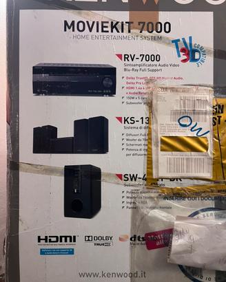 Kenwood MovieKit 7000 5.1 RV-7000 KS-1300HT SW…