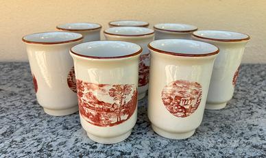 8 Bicchierini vintage  - Coronetti Cunardo
