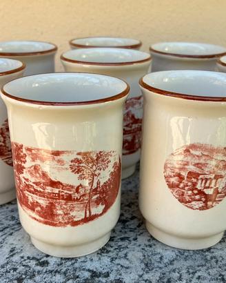 8 Bicchierini vintage  - Coronetti Cunardo