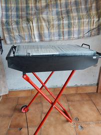 Barbecue a gas con Piastra Ollare