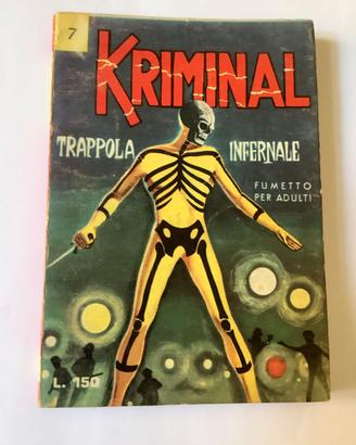 KRIMINAL n. 7 originale -  DA EDICOLA