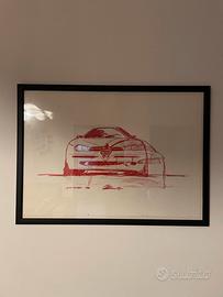 Serigrafia alfa romeo 156
