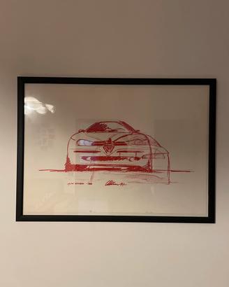 Serigrafia alfa romeo 156