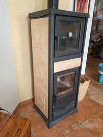 stufa a legna nordica con forno