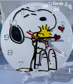 Orologio clock SNOOPY da tavolo /parete