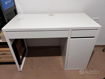 Scrivania Ikea bianco 75x105x50