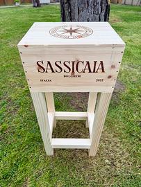Sgabello porta botttiglie