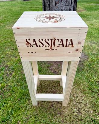 Sgabello porta botttiglie