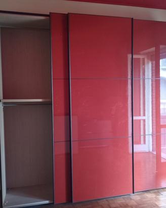 Armadio rosso bordeaux marrone 2.50 x 2.70 x 60