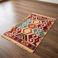Tappeto Kilim Moderno 60x90 - Design Geometrico - 