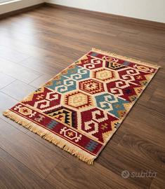Tappeto Kilim Moderno 60x90 - Design Geometrico - 