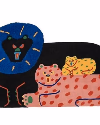Misaki Kawai x IKEA "Big Cat Family"  TAPPETO