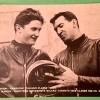 SILVAGNI e MARCHI CAMPIONI SU MOTO LAVERDA 1956