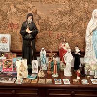 Statue Madonna, Gesù Cristo, Santi e libri sacri
