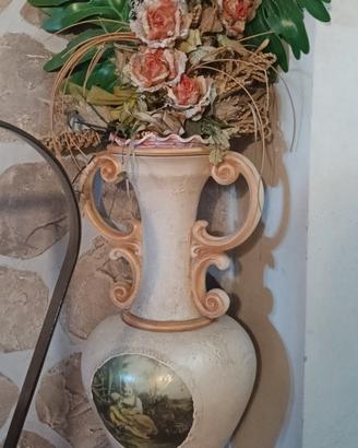 vado da terra con fiori 