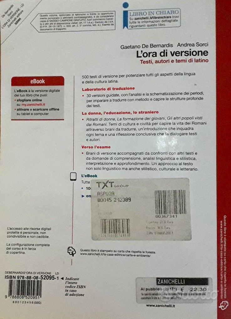 L'ora di versione. Testi, autori e temi di latino. Per le Scuole