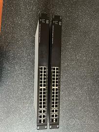 Coppia Switch Cisco SG300-28PP 28 Porte Gigabit