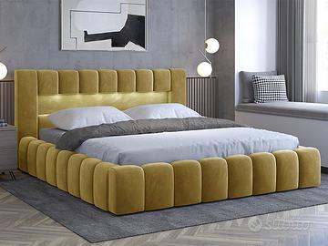 LETTO CON BOX E LUCI LED SANTANDER!