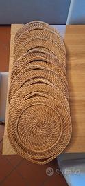 SOTTOPIATTI IN RATTAN