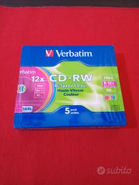 CD RW Riscrivibili Sigillati Verbatim