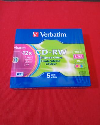CD RW Riscrivibili Sigillati Verbatim