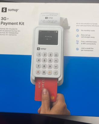 Sumup 3g+ payement kit